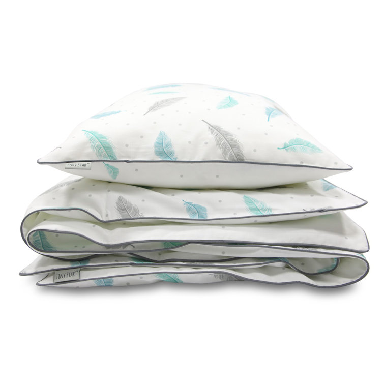 Harriet Bee Reversible Floral Toddler Bedding Set Wayfair.co.uk